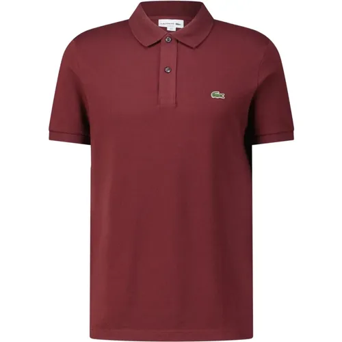 Slim-Fit Baumwoll Polo Shirt , Herren, Größe: 3XL - Lacoste - Modalova