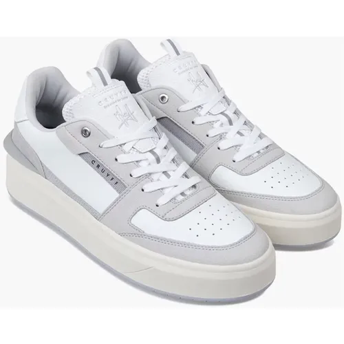 Camouflage Tennis Sneakers White/Beige , male, Sizes: 9 UK, 11 UK, 6 UK, 7 UK, 8 UK - Cruyff - Modalova