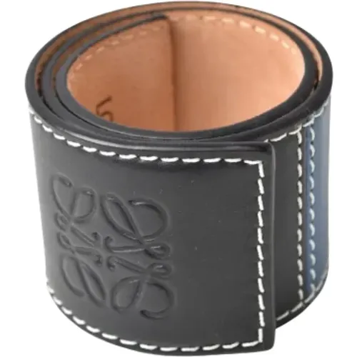 Pre-owned Leather bracelets , male, Sizes: ONE SIZE - Loewe Pre-owned - Modalova