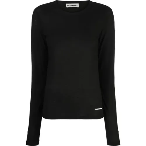 Long Sleeve T-Shirt , female, Sizes: S - Jil Sander - Modalova