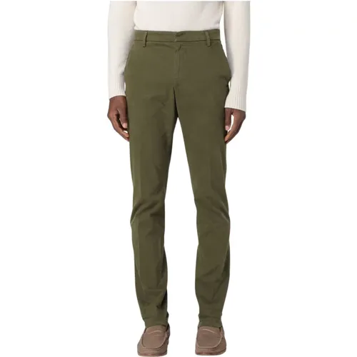 Stretch-Gabardine-Gaubert-Hose , Herren, Größe: W33 - Dondup - Modalova