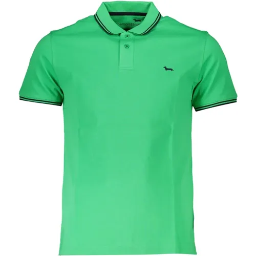 Polo Kurzarm Herren Grün , Herren, Größe: 2XL - Harmont & Blaine - Modalova