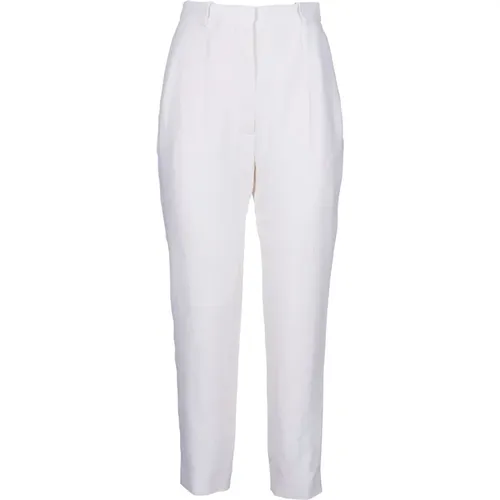 Slim Crepe Cigarette Pants , female, Sizes: M - alexander mcqueen - Modalova