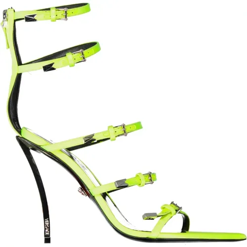 Pin-Point Sandals , female, Sizes: 3 UK, 4 UK, 5 UK - Versace - Modalova