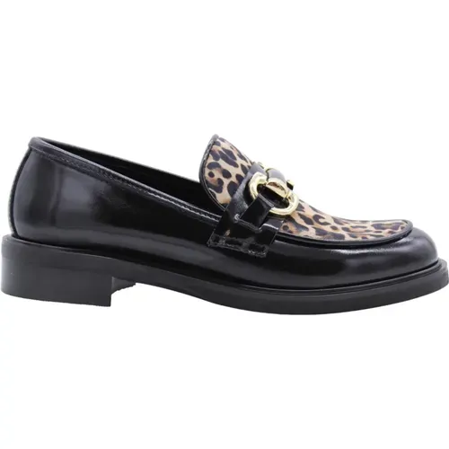 Classic Leather Moccasin Shoes , female, Sizes: 5 UK, 8 UK, 6 UK, 7 UK - E mia - Modalova