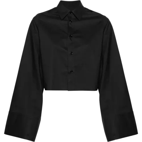Poplin Classic Collar Shirt , female, Sizes: 2XS, XS - MM6 Maison Margiela - Modalova