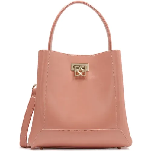 Elegante rosa Handtasche mit stabiler Konstruktion - Kazar - Modalova