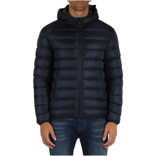 Quilted Hooded Jacket E-Concrete , male, Sizes: XL, L, S, M, 2XL - Colmar - Modalova