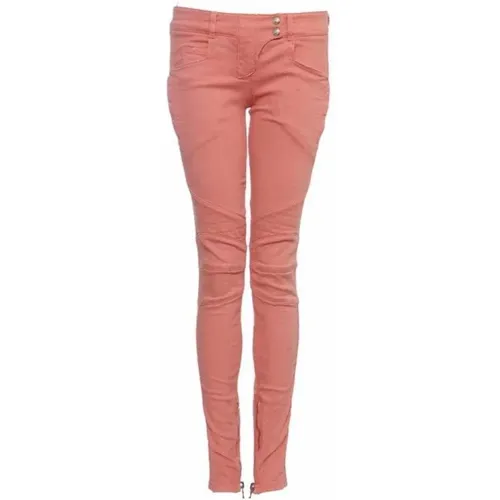 Biker jeans , female, Sizes: XS - Balmain Pre-owned - Modalova