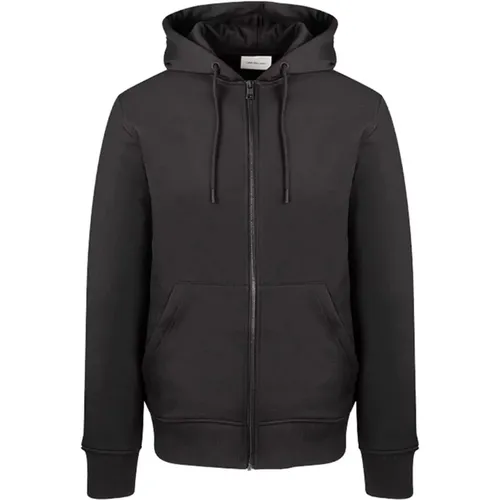 Herren Zip Hoodie, Klassisches Design , Herren, Größe: S - Calvin Klein Jeans - Modalova