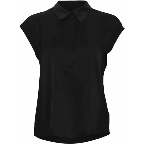 Clic Top with Shirt Collar , female, Sizes: M - Philosophy Blues Original - Modalova