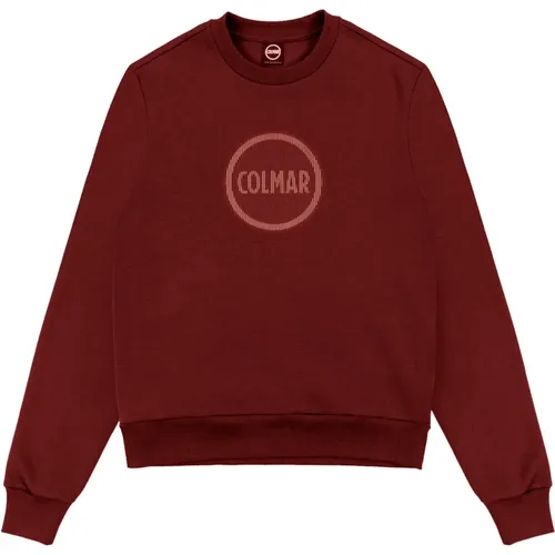 Men Sweater with Maxi Printed Logo , male, Sizes: L, M - Colmar - Modalova