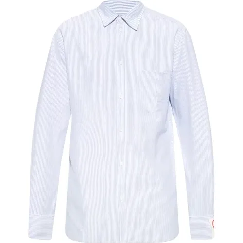 Striped shirt , male, Sizes: S - Golden Goose - Modalova