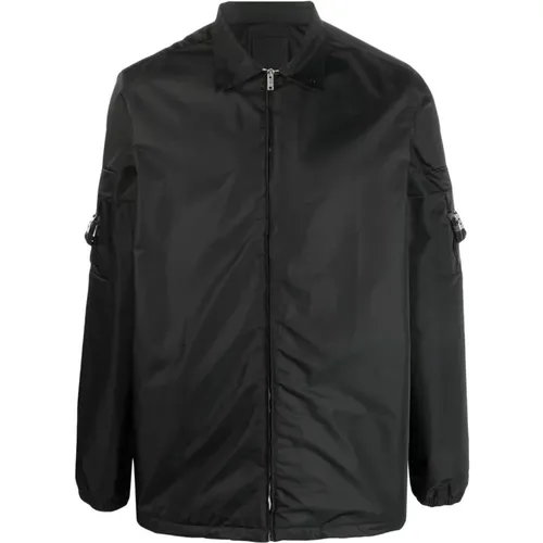Stylish Zipped Long-Sleeve Jacket for Men , male, Sizes: L - Givenchy - Modalova