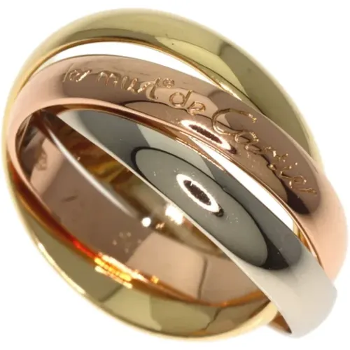 Pre-owned Gold rings , female, Sizes: ONE SIZE - Cartier Vintage - Modalova