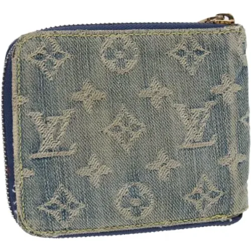 Pre-owned Denim wallets , female, Sizes: ONE SIZE - Louis Vuitton Vintage - Modalova