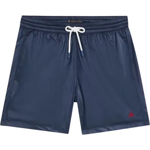 Marineblaue Klassische Badehose , Herren, Größe: M - Brooks Brothers - Modalova