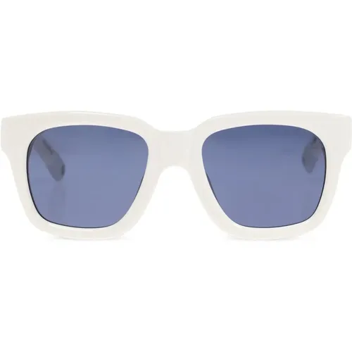 Chic Square Blue Tinted Sunglasses , female, Sizes: ONE SIZE - Jacquemus - Modalova