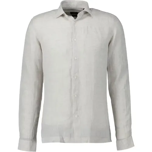 Light Linen Overshirt , male, Sizes: 3XL - Genti - Modalova
