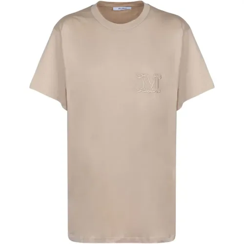 Besticktes Logo T-Shirt - Max Mara - Modalova