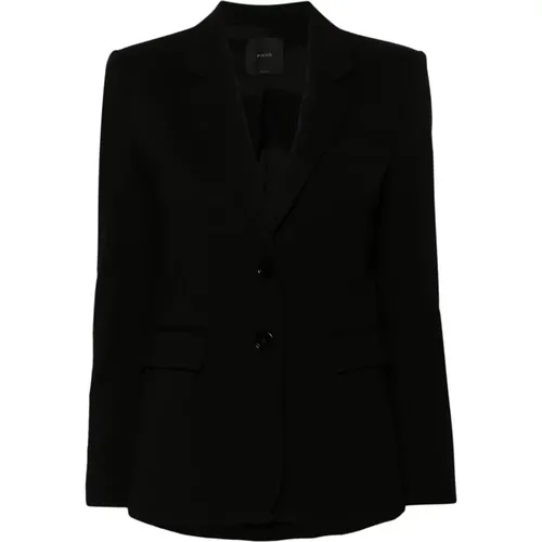 Notched Lapel Jacket , female, Sizes: M, 2XS, S, XS - pinko - Modalova