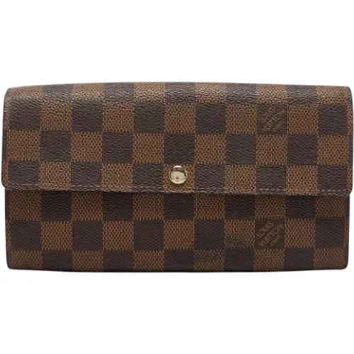 Pre-owned Canvas wallets , female, Sizes: ONE SIZE - Louis Vuitton Vintage - Modalova