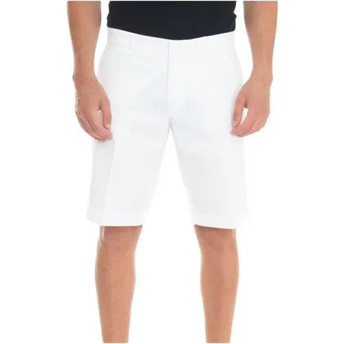 Cotton bermuda , male, Sizes: W40 - Fay - Modalova