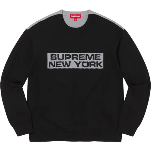 Limited Edition 2-Tone Sweater , male, Sizes: L, M, XL - Supreme - Modalova