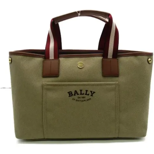 Pre-owned Canvas totes , female, Sizes: ONE SIZE - Bally Pre-owned - Modalova