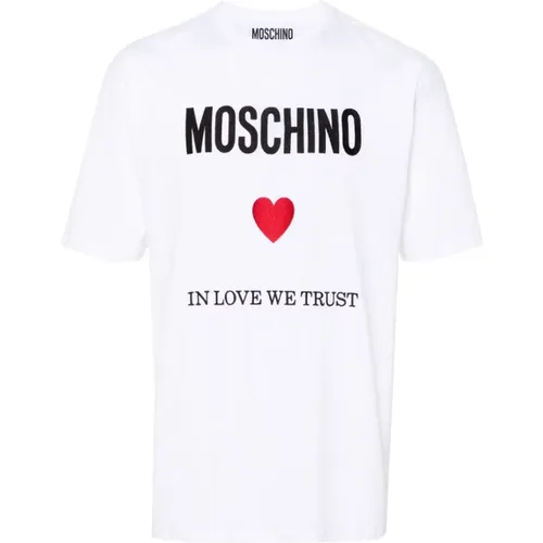 T-Shirts , Herren, Größe: S - Moschino - Modalova