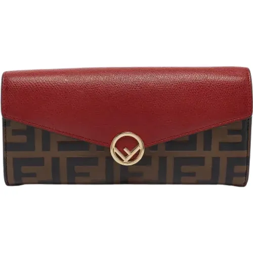 Pre-owned Leather wallets , female, Sizes: ONE SIZE - Fendi Vintage - Modalova