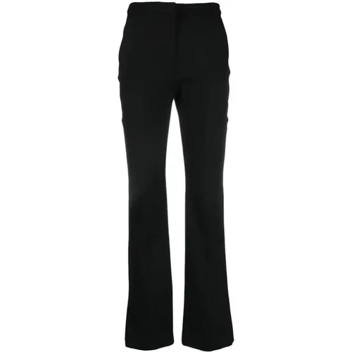 Straight-leg-trousers , female, Sizes: M - Karl Lagerfeld - Modalova