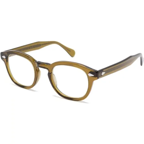 Lemtosh OPT Olive Brown Optical Frame , unisex, Sizes: 46 MM - Moscot - Modalova