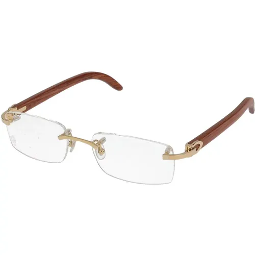 Stylish Eyeglasses Ct0052O , unisex, Sizes: 53 MM - Cartier - Modalova