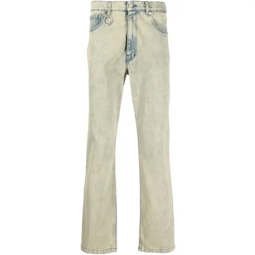 Straight-Leg Jeans with Ring Embellishment , male, Sizes: S - Études - Modalova