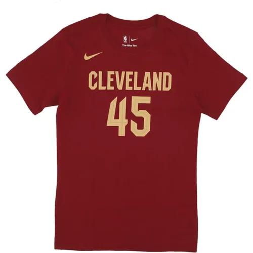 NBA Essential Tee Mitchell Cleveland Cavaliers , Herren, Größe: S - Nike - Modalova