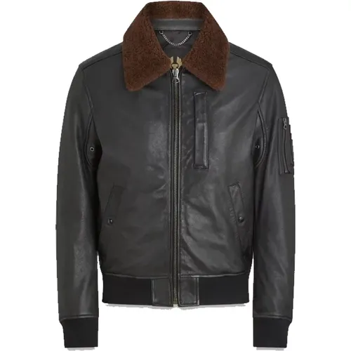 Classic Leather Bomber Jacket , male, Sizes: 2XL, L - Belstaff - Modalova