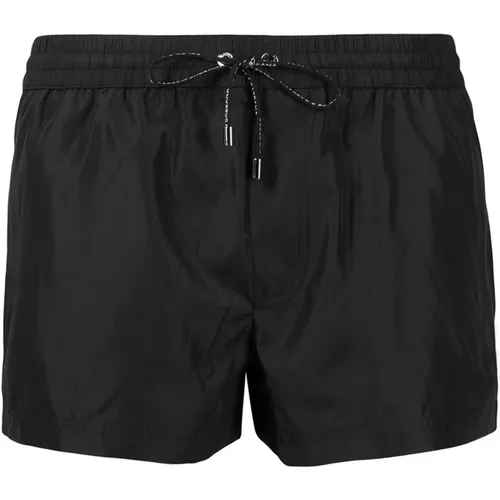 Logo Badeshorts mit Kordelzug , Herren, Größe: XL - Dolce & Gabbana - Modalova