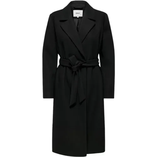 Life Wrap Coat , Damen, Größe: L - Only - Modalova