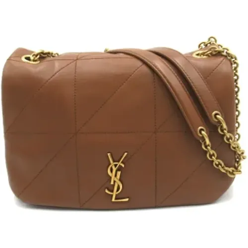 Pre-owned Leather shoulder-bags , female, Sizes: ONE SIZE - Yves Saint Laurent Vintage - Modalova