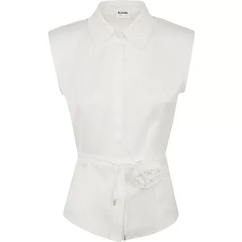 Ivory Shirt for Women , female, Sizes: M, S, L, XS - Blugirl - Modalova