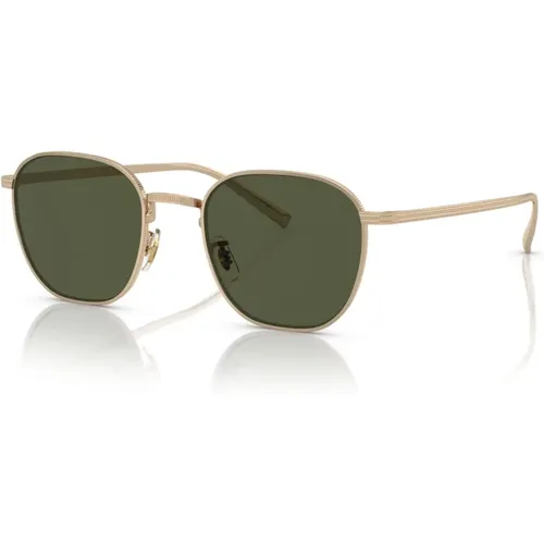 Gold Sungles Rynn OV 1329St , unisex, Sizes: L - Oliver Peoples - Modalova