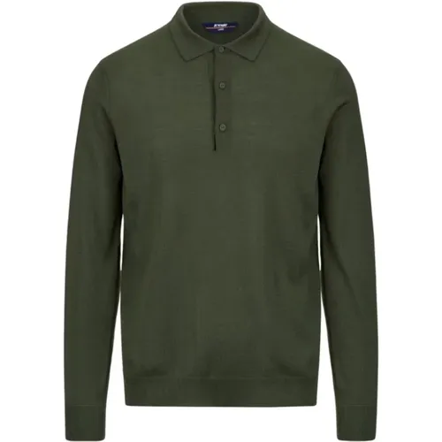 Merino-Wollmischpullover , Herren, Größe: S - K-way - Modalova