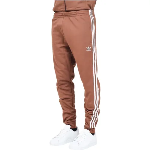 Braune Sportliche Classics SST Hose , Herren, Größe: XL - adidas Originals - Modalova