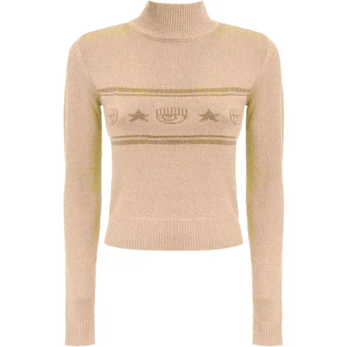 Goldene Pullover für Frauen - Chiara Ferragni Collection - Modalova