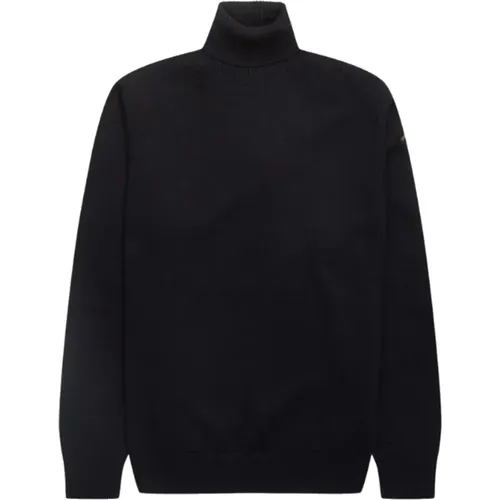 Navy Wool Dolcevita Sweater , Herren, Größe: S - PAUL & SHARK - Modalova