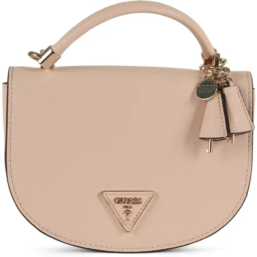 Mini Gizele Handbag with Logo Plaque , female, Sizes: ONE SIZE - Guess - Modalova