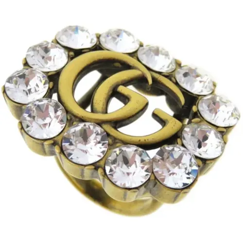 Pre-owned Metal rings , female, Sizes: ONE SIZE - Gucci Vintage - Modalova