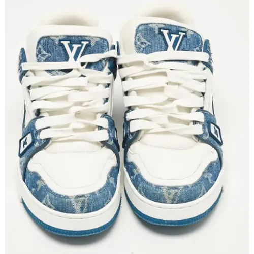 Pre-owned Denim sneakers - Louis Vuitton Vintage - Modalova