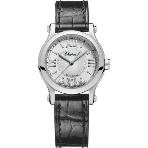 Happy Sport Automatic Steel Watch , female, Sizes: ONE SIZE - Chopard - Modalova